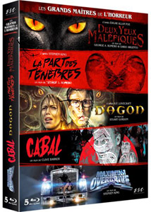 The Great Masters of Horror - 5-Disc Box Set (Blu-Ray)